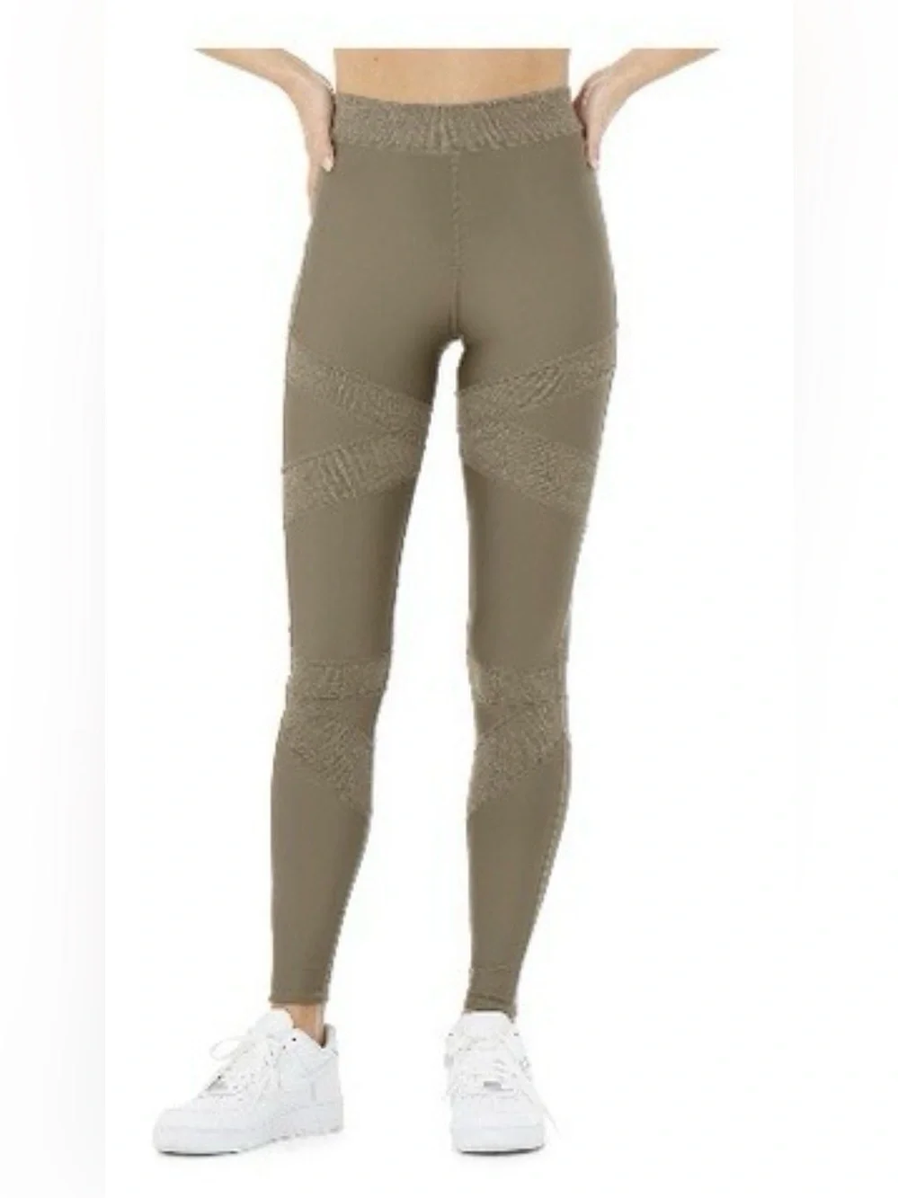 Alo Yoga High Waist Level Up Leggings Olive Branch Small